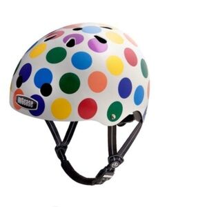 Nutcase LNG3-1003-XS Little Nutty Dots Street Helmet, Multi Color